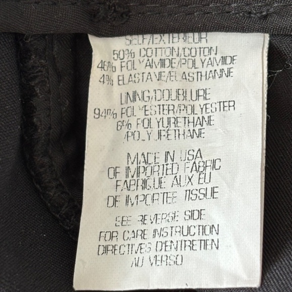 Theory Classic Black Leska Pavia Trouser Pants Size 6 Black - Picture 7 of 9